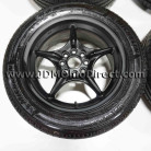 JDM MUGEN RNR Black 15" Wheel Set 